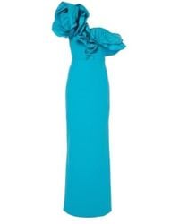 Rebecca Vallance - Ella Ruffled One-Shoulder Gown - Lyst