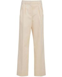 Moncler - Wide Leg Tailored Pants - Lyst