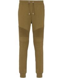 Balmain - Logo Printed Cotton Jogging Bottoms - Lyst