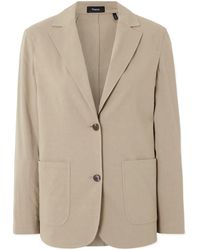 Theory - Long-Sleeved Suit Jacket - Lyst