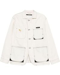 Song For The Mute - Contrast-Stitch Pocket Jacket - Lyst