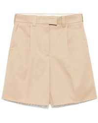 Miu Miu - Chino Bermudas - Lyst