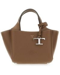 Tod's - Logo Handbag - Lyst