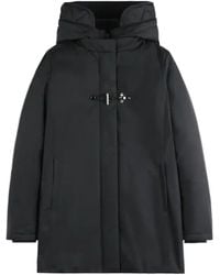 Fay - Technical Gabardine Toggle Coat - Lyst
