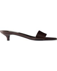 TOTEME - Square-Toe Sandals - Lyst