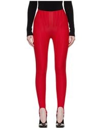 Mugler - Body-Fitting Leggings - Lyst