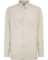 Tom Ford - Flap Pocket Long-Sleeved Shirt - Lyst