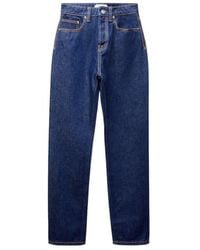 Versace - High-Waist Straight-Leg Jeans - Lyst