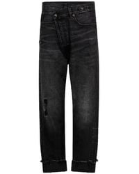 R13 - Crossover Cropped Jeans - Lyst