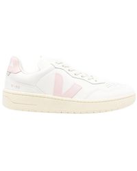 Veja - Logo Patch Lace-Up Sneakers - Lyst