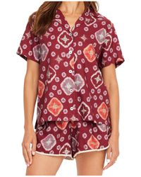 The Upside - Miri Andie Patterned Short-Sleeve Shirt - Lyst