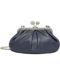 Weekend by Maxmara - Small Pasticcino Pleated Leather Shoulder Bag - Lyst