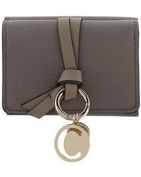 Chloé - Alphabet Tri-Fold Compact Wallet - Lyst