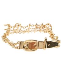 Chloé - Chloé Chain Logo Bracelet - Lyst