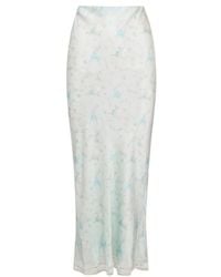 LoveShackFancy - Kalo Floral Midi Skirt - Lyst