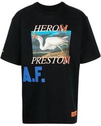 Heron Preston - Logo Print Short-Sleeved T-Shirt - Lyst
