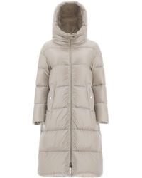 Herno - Padded Zip-Up Long Coat - Lyst