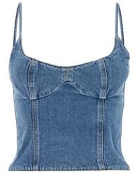 Magda Butrym - Denim Bustier - Lyst