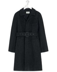 Lemaire - Belted Tailored Coat - Lyst