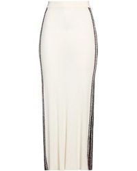 Chloé - Wool Knit A-Line Skirt - Lyst