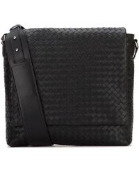 Bottega Veneta - Intrecciato Weave Messenger Bag - Lyst