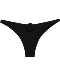 LaRevêche - Vesna Floral-Appliqué Bikini Bottom - Lyst