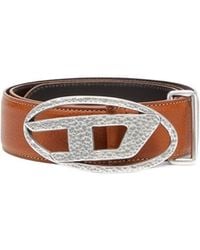 DIESEL - Oval D Logo Belt - Lyst