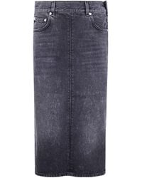 Haikure - Kim Denim Knee-Length Skirt - Lyst
