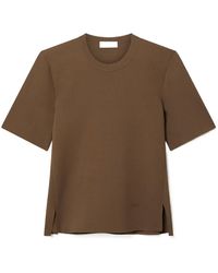 Stella McCartney - Smc Embroidered Side-Slit T-Shirt - Lyst