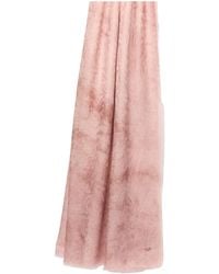 Weekend by Maxmara - Butterfly Logo Embroidered Scarf - Lyst