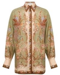 Zimmermann - Indra Relaxed Shirt - Lyst
