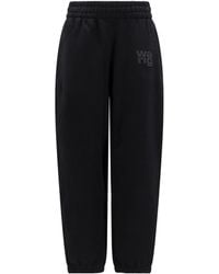 T By Alexander Wang - Puff Logo Essential Terry Sweatpants - Lyst