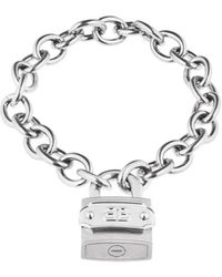 Balenciaga - Bb Padlock Bracelet - Lyst