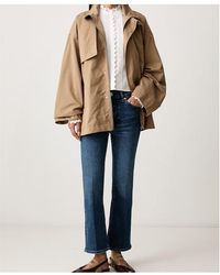 FRAME - Reboot Crop Bootcut Jeans - Lyst