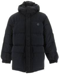 Maison Kitsuné - Maison Kitsuné Fox Patch Hooded Padded Coat - Lyst