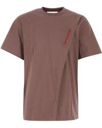 Y. Project - T-Shirt With Round Neck And Short Sleeves - Lyst