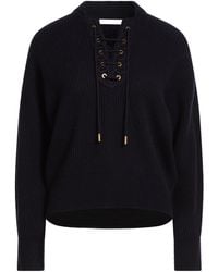 Max Mara - Solid Color Ribbed Long-Sleeve Top - Lyst