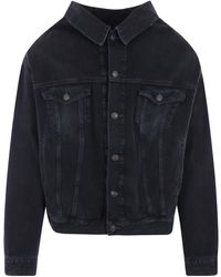 Balenciaga - Faded Denim Jacket - Lyst