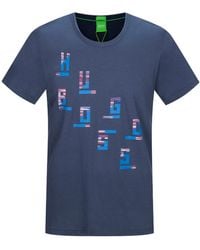 BOSS - Logo Details T-Shirt - Lyst