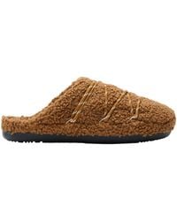 Moon Boot - Bead-Embellished Faux-Fur Mules - Lyst