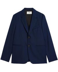 Ami Paris - Ami Single-Breasted Tailored Jacket - Lyst