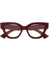 Gucci - Eyewear	Cat Eye Frame Glasses - Lyst