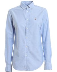 Polo Ralph Lauren - Embroidered-Logo Button-Down Shirt - Lyst