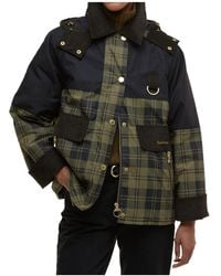 Barbour - Elaine Tartan-Check Zip-Front Jacket - Lyst