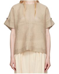 Issey Miyake - Papyrus Short Sleeve Top - Lyst