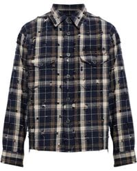 AllSaints - Collared Long-Sleeved Shirt - Lyst