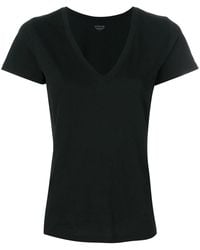 Vince - Classic V-Neck Short-Sleeved T-Shirt - Lyst