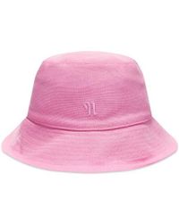 Nanushka - Caran Logo Embroidered Bucket Hat - Lyst