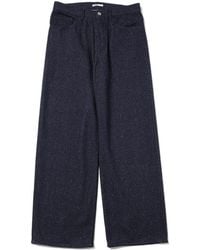 AURALEE - Wide-Leg Casual Trousers - Lyst