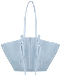 Yuzefi - Large Mochi Suede Shoulder Bag - Lyst
